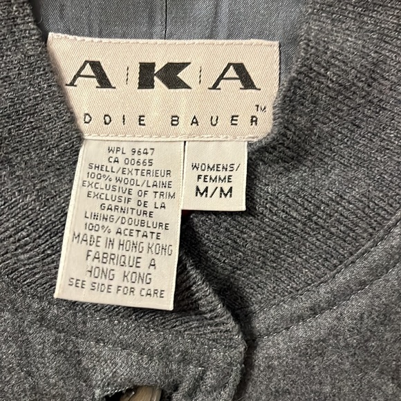 AKA 100% wool gray jacket - Picture 2 of 4